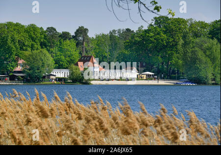 Seebad, Seestraße, Bad Saarow, Brandenburg, Deutschland Stockfoto