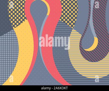 Abstrakte bunten geometrischen Design. Vector Illustration. Kann für Werbung, Marketing, Präsentation. Stock Vektor