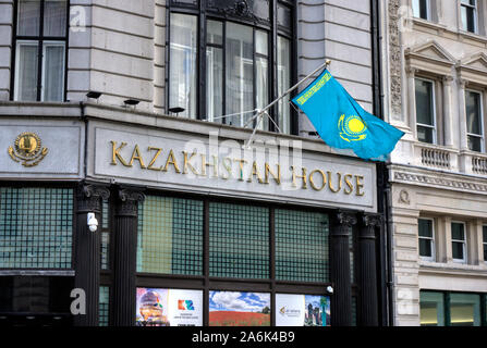 London, Großbritannien, 7. September 2019: Kasachstan Haus der kasachischen Botschaft in London Stockfoto