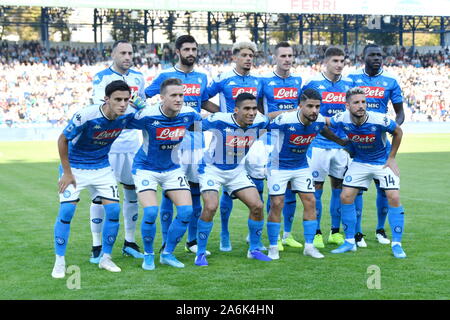 Ferrara, Italien. 27 Okt, 2019. Line-up von napoliduring Spal vs Napoli, italienische Fußball Serie A Männer Meisterschaft in Ferrara, Italien, 27. Oktober 2019 - LPS/Alessio Tarpini Credit: Alessio Tarpini/LPS/ZUMA Draht/Alamy leben Nachrichten Stockfoto