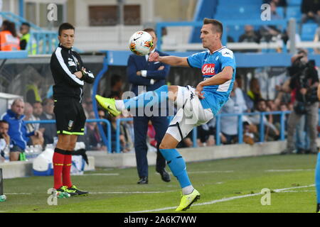 Ferrara, Italien. 27 Okt, 2019. arkadiusz milik napoliduring Spal vs Napoli, italienische Fußball Serie A Männer Meisterschaft in Ferrara, Italien, 27. Oktober 2019 - LPS/Alessio Tarpini Credit: Alessio Tarpini/LPS/ZUMA Draht/Alamy leben Nachrichten Stockfoto