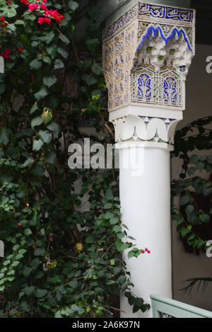 Riad inneren Garten Marokko, Afrika Stockfoto