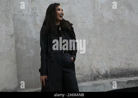 Karina Nigay besucht die Show während der Mailänder Modewoche, 18.2019 Stockfoto