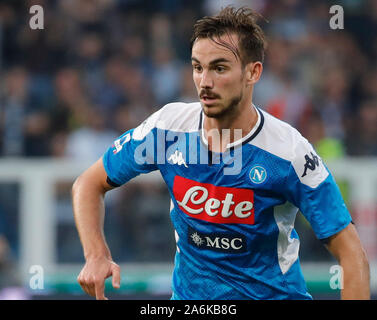 27.10.2019, Stadio Paolo Mazza, Ferrara, Emilia Romagna, Italien, Serie A Fußball, SPAL versus Napoli; Fabian Ruiz von Neapel - Redaktionelle Verwendung Stockfoto