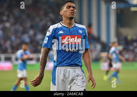 Ferrara, Italien, 27 Okt 2019, Allan von Neapel während der Spal vs Napoli - Italienische Fußball Serie A Männer Meisterschaft - Credit: LPS/Alessio Tarpini/Alamy leben Nachrichten Stockfoto