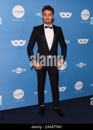 Oktober 26, 2019, West Hollywood, Kalifornien, USA: Brandon Thomas Lee besucht die 2019 UNICEF Maskenball. (Bild: © Billy Bennight/ZUMA Draht) Stockfoto