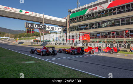 Mugello, Italien, 27 Okt 2019, Ferrari während Ferrari Challenge World Finals - Mugello 2019 - Ferrari Challenge Cup - Kreditkarten: LPS/Stefano Trombetta/Alamy leben Nachrichten Stockfoto