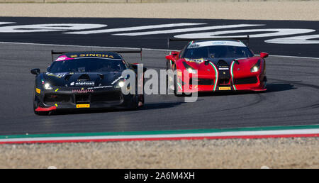 Mugello, Italien. 27 Okt, 2019. Coppa Shell amduring Ferrari Challenge World Finals - Mugello 2019, Ferrari Challenge Cup in Mugello, Italien, 27. Oktober 2019 - LPS/Stefano Trombetta Credit: Stefano Trombetta/LPS/ZUMA Draht/Alamy leben Nachrichten Stockfoto