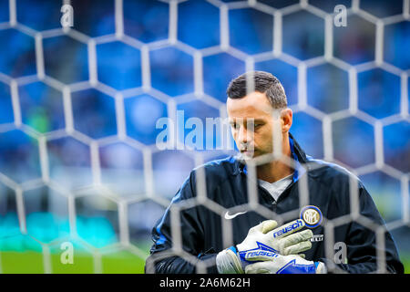 Mailand, Italien. 26 Okt, 2019. samir handanovic (FC Internazionale) während Inter vs Parma, italienische Fußball Serie A Männer Meisterschaft in Mailand, Italien, 26. Oktober 2019 - LPS/Fabrizio Carabelli Credit: Fabrizio Carabelli/LPS/ZUMA Draht/Alamy leben Nachrichten Stockfoto