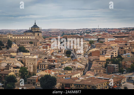 Mittelalterliche Stadt Toledo im Zentrum von Spanien, Dächer von Toledo. Stockfoto