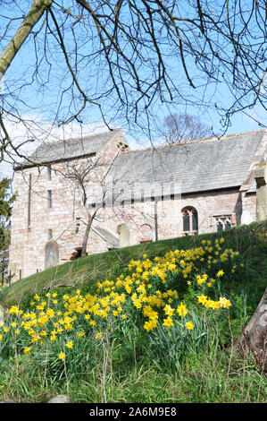 St. James' Church, Ormside im Frühjahr 2, Cumbria Stockfoto