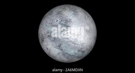 Eris Zwergplanet Stockfoto