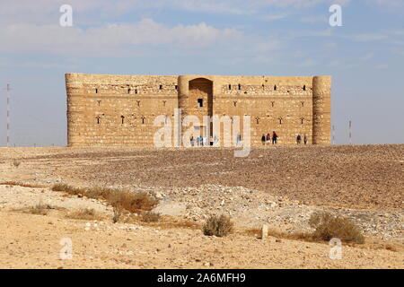 Qasr Al Kharana, Umayyad Period Desert Castle, Amman Governor, Jordanien, Naher Osten Stockfoto