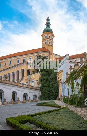 Mikulov. Alte Stadt in der Tschechischen Republik, Region Südmähren. Stockfoto