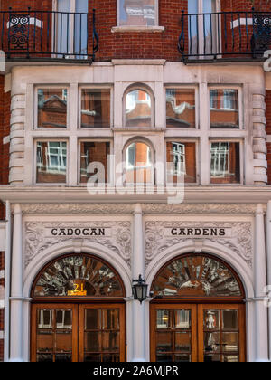 Cadogan Gardens, Fassade, Kensington & Chelsea, London Stockfoto