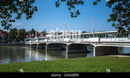 Kolonnade Brücke in Piestany Spa Stockfoto