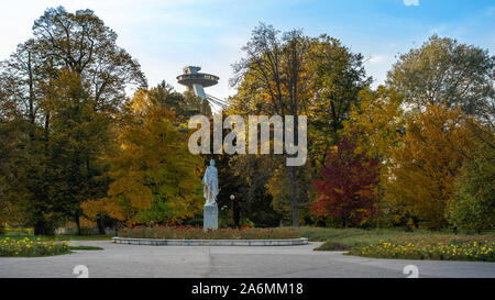 Janko Kral Park, Bratislava, Slowakei. Der Park ist eine der ältesten städtischen Parks in Europa. Stockfoto