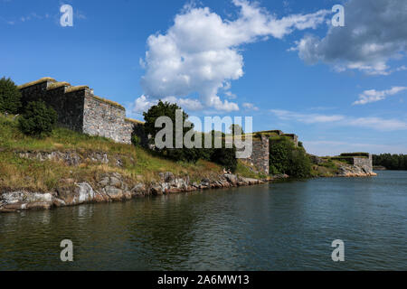 Beliebte Touristenattraktion Seefestung Suomenlinna in Helsinki, Finnland Stockfoto