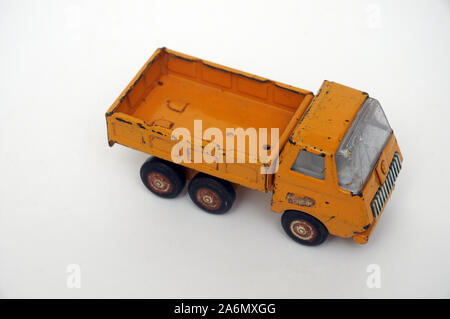 Klar altes Spielzeug Lkw aus Metall Stockfoto