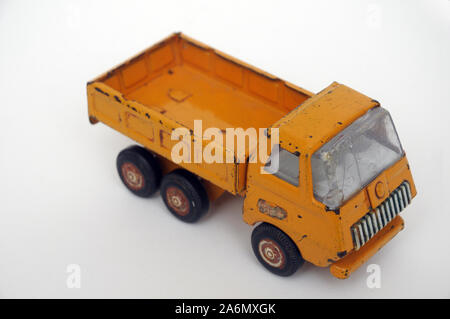 Klar altes Spielzeug Lkw aus Metall Stockfoto