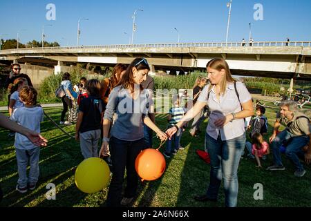 TEVERE TAG - ROMA - TIBERIS - 28/10/2019 Stockfoto