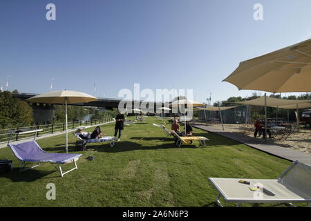 TEVERE TAG - ROMA - TIBERIS - 28/10/2019 Stockfoto