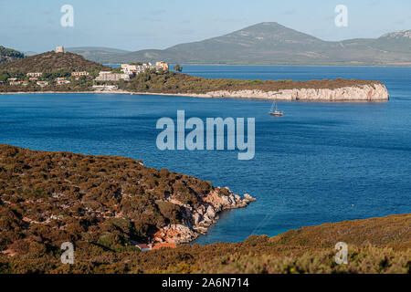 Die wundervollen Naturpark von Capo Caccia im Norden von Sardinien Stockfoto