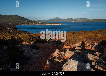 Die wundervollen Naturpark von Capo Caccia im Norden von Sardinien Stockfoto