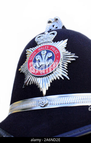 South Wales Police Helm. Stockfoto