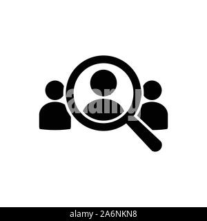 Human resource Symbol vector Marktforschung, Targeting symbol Einstellung Zeichen für Grafikdesign, Logo, Website, Social Media, Mobile App, Ui illustr Stock Vektor