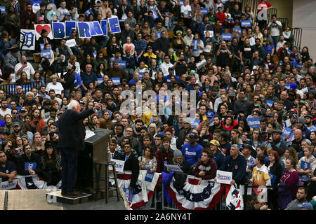 Detroit, Michigan, USA. 24 Mär, 2018. Bernie Sanders sprechen während seiner politischen Kampagne im Vorfeld der allgemeinen Wahlen in der Cass Technical High School in Detroit. Credit: Chirag Wakaskar/SOPA Images/ZUMA Draht/Alamy leben Nachrichten Stockfoto