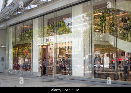 Dior in Paris Champs Elysées Store Paris, Frankreich, 2019-08-08 Stockfoto