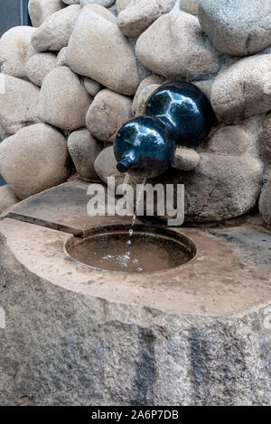 Berühmten Onsen Brunnen, in Arima Onsen Stockfoto