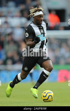 Newcastle, UK. 27 Okt, 2019. Allan Saint Maximin, Newcastle United FC V Wolverhampton Wanderers FC, 2019 Credit: Allstar Bildarchiv/Alamy Live News Credit: Allstar Bildarchiv/Alamy leben Nachrichten Stockfoto