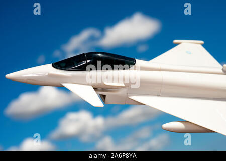 Italeri QuickBuild Typhoon fighter Jet Modell Stockfoto