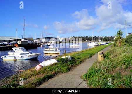 Innere Hafen Ramsey Insel Man Stockfoto