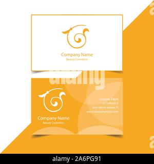 Modernen, Kreativen und sauber Visitenkarte vorlage Stock Vektor