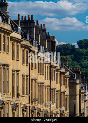 Häuser in Bath, Somerset, UK. Stockfoto