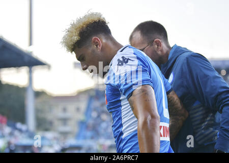 Kevin infortunio malcuit Napoli während Spal vs Napoli, Ferrara, Italien, 27 Okt 2019, Fußball Italienische Fußball Serie A Männer Meisterschaft Stockfoto