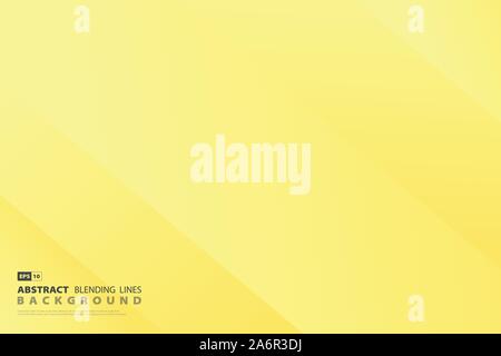 Abstrakte Farbverlauf gelb Farbe Gestaltung der Dekoration Hintergrund. Verwenden Sie für Poster, Artwork, Template Design. Illustration Vector EPS 10. Stock Vektor