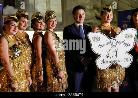 Italienische premier Giuseppe Conte partecipates Nationalen Tag der Folklore und Traditionen im Campidoglio, Rom, Italien, 26.Oktober 2016 Foto Remo Cas Stockfoto