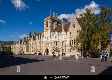 Balliol College auf der Broad Street, Oxford, Teil der Universität Oxford Stockfoto