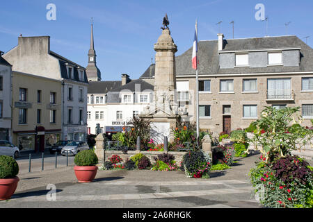 Place Saint Armel, Ploermel Stockfoto