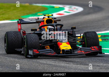 Italien/Monza - 06/09/2019 - #23 Alexander ALBON (THAI, Red Bull Racing, RB 15) während des RP1 Vor der Qualifikation für den Grand Prix von Italien Stockfoto