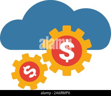 Fintech Industrie Icon Set. Vier Elemente in verschiedenen Stilrichtungen von fintech icons Collection. Kreative fintech Industrie gefüllt Symbole, Outline, farbig Stock Vektor