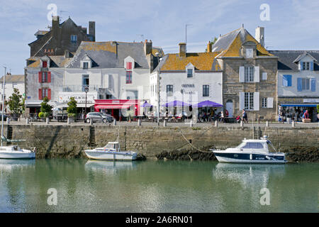 Le Croisic Hafen, Bretagne Stockfoto