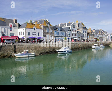 Le Croisic Hafen Bretagne Stockfoto