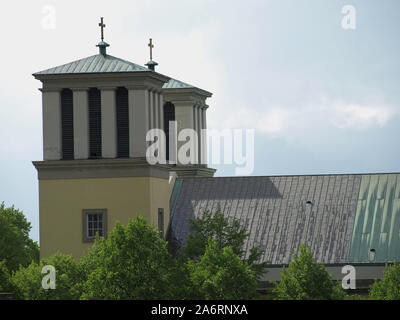 Die Kirche von t. Mariä Himmelfahrt" in Rees, Deutschland Stockfoto