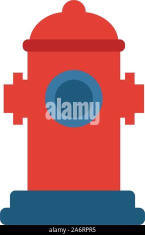 Hydrant Symbol. Einfache flache Element aus Brandschutz Sammlung. Kreative Hydrant Symbol für Vorlagen, Software und Anwendungen Stock Vektor