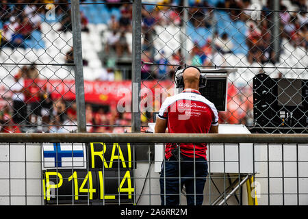 Italien/Monza - 07/09/2019 - #7 Kimi Räikkönen (FIN, Alfa Romeo F1 Team, C38) während des RP3 Vor der Qualifikation für den Grand Prix von Italien Stockfoto